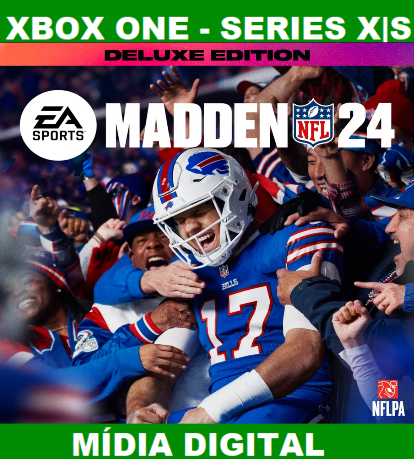 Madden NFL 24 Deluxe Edition Xbox One e Series XS + Brinde - RIOS