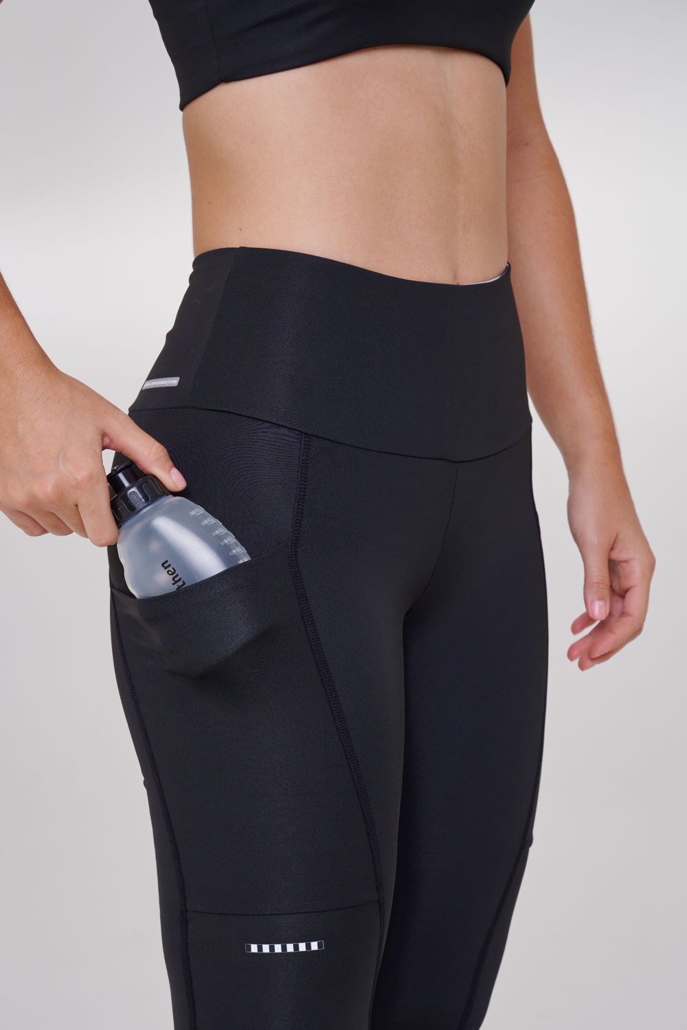 Legging Authen Essential Run Stamina | Preto - Gurias na Corrida - As ...