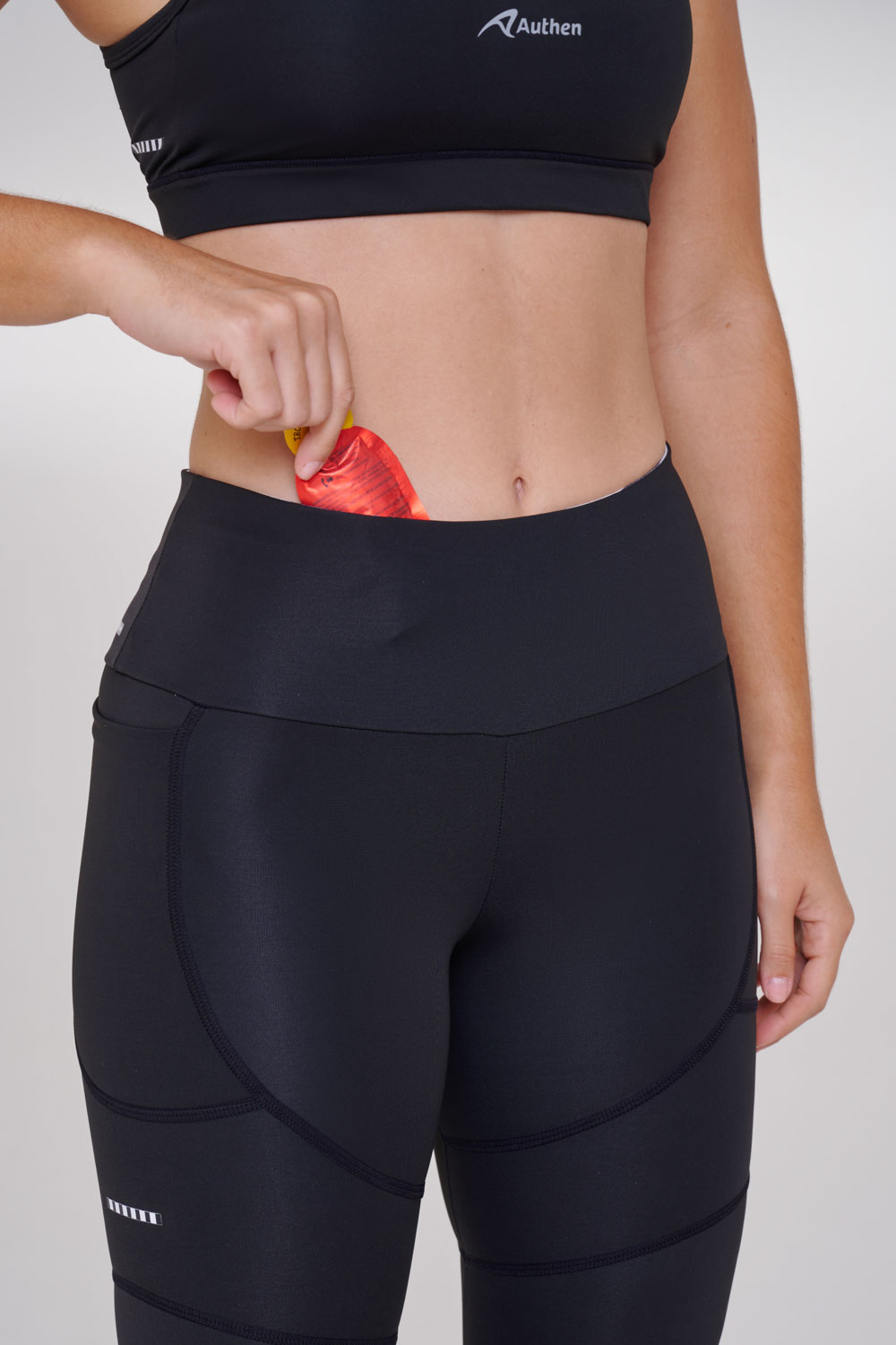 Legging Authen Essential Run Trot | Preto - Gurias na Corrida - As ...