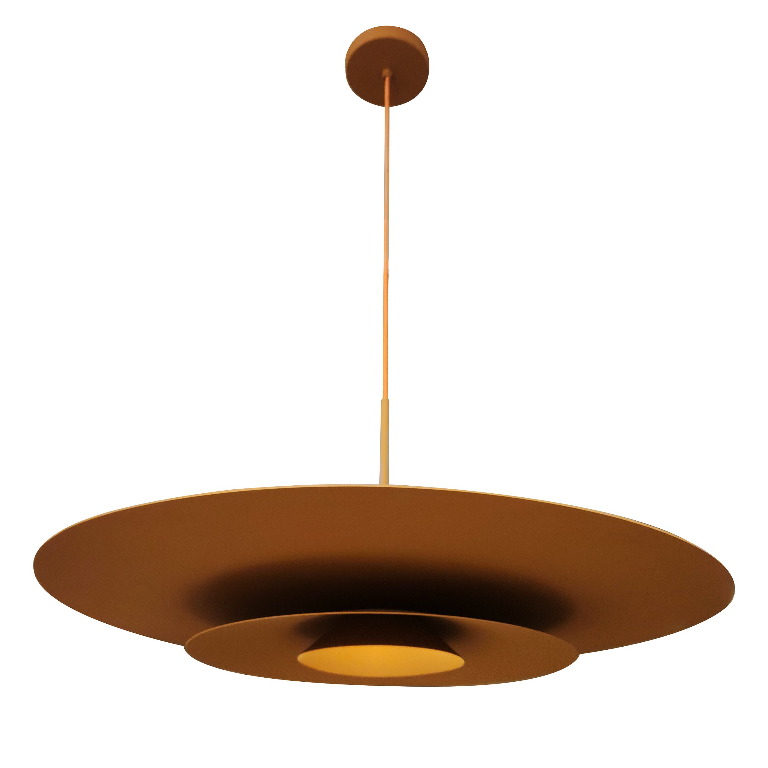Pedente 25122 Tule 60x25cm Terracota para 1 Lampada MR16