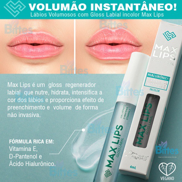 Comprar Gloss Labial Max Lips Suave Fragrance Preenchimento Labial ...