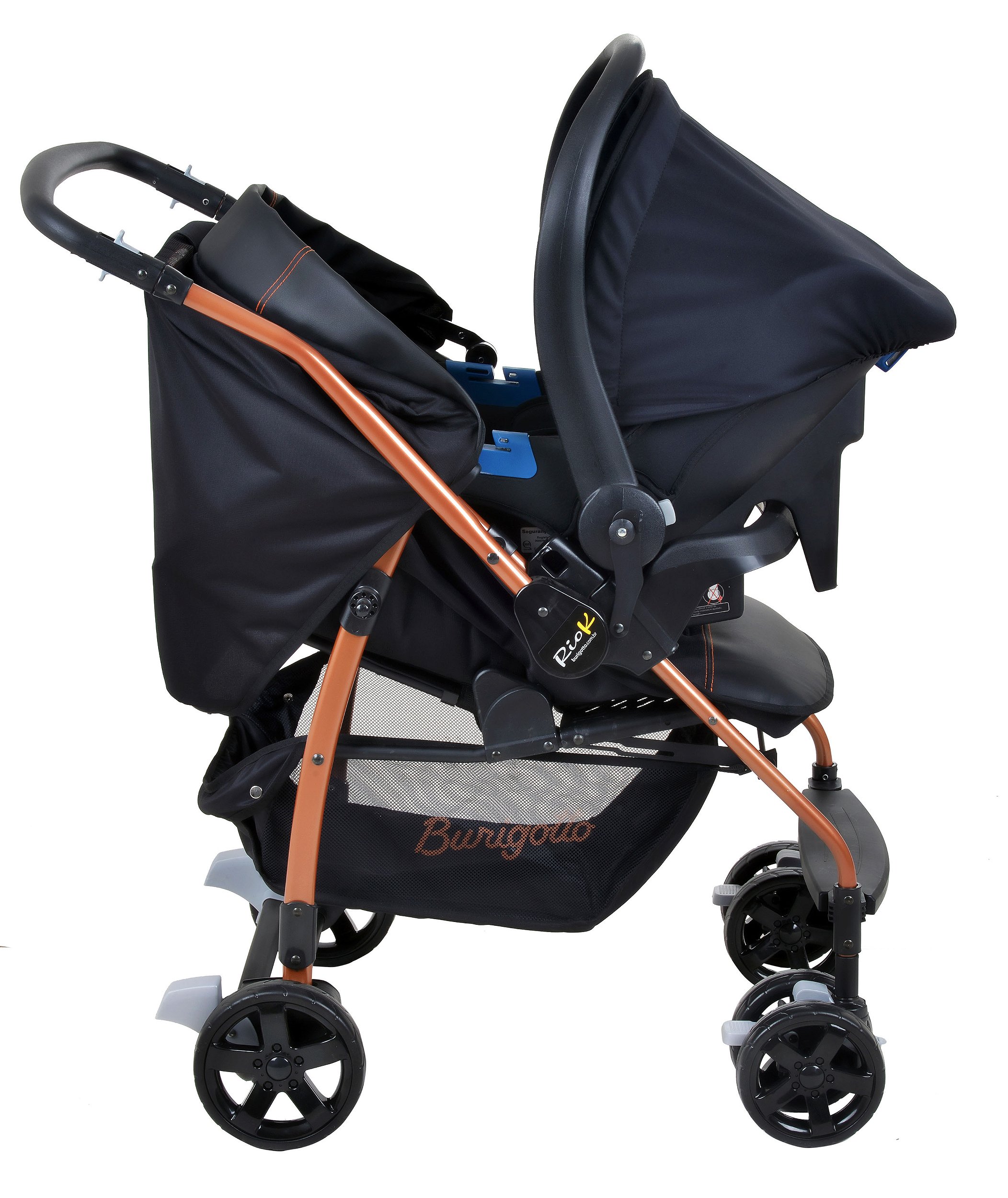 Carrinho de bebê Rio K travel system até 15 kg - Burigotto - Bell Enxovais  tudo para enxoval do seu bebê - saída maternidade -carrinhos