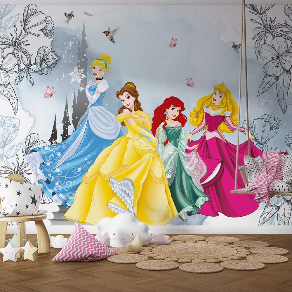 Papel de Parede Princesas da disney AL 22 - Alô Papers