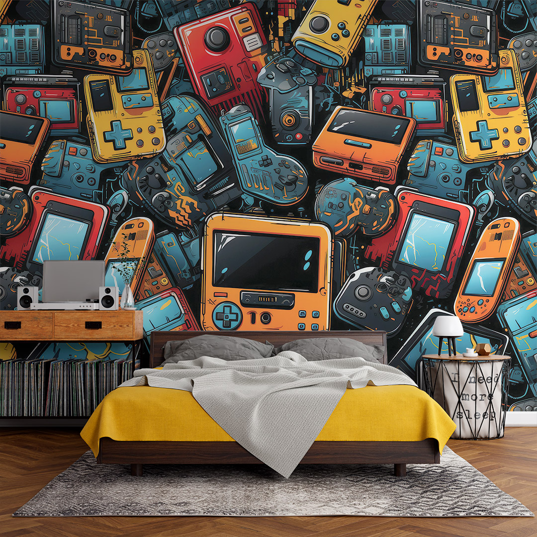 Papel de parede colors videogame colorido 2 - Alô Papers