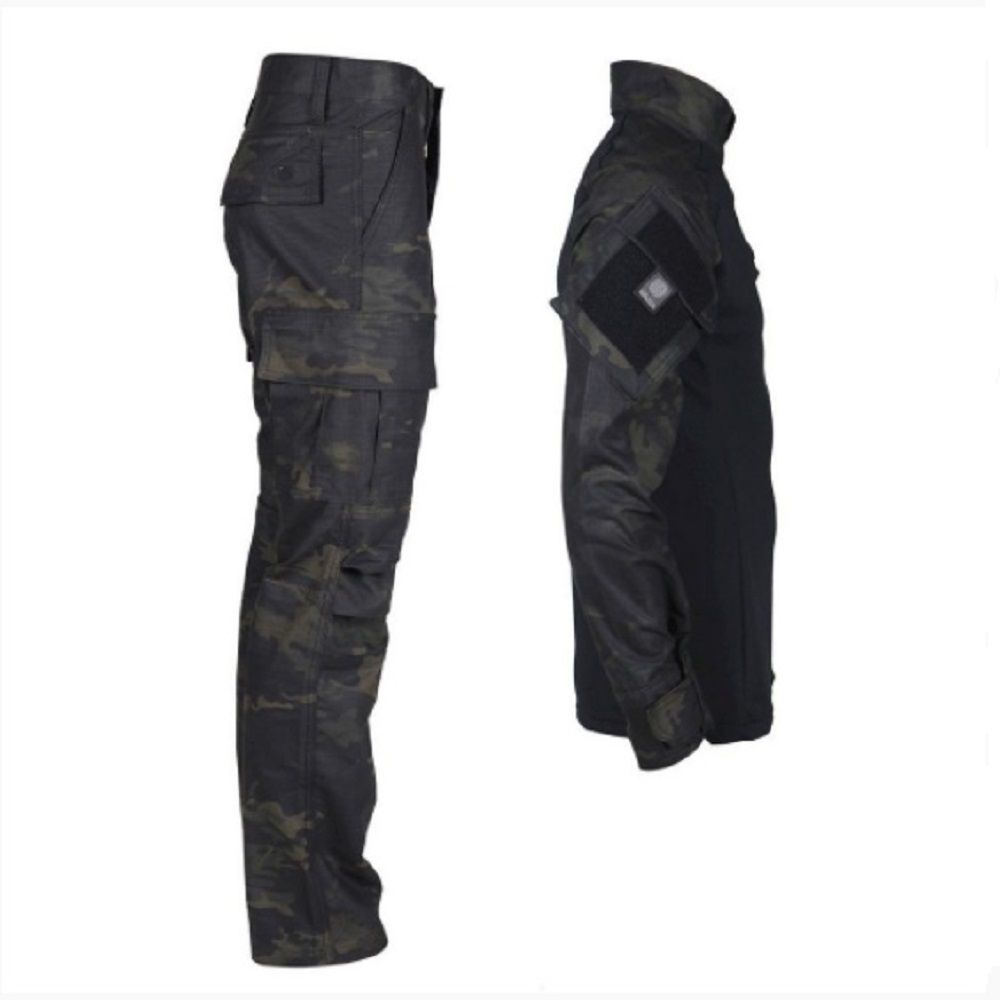 Farda Tática Bélica - Calça e Combat Shirt Camuflada Multicam Black - Treme  Terra - Moda casual, Aventura e Militar em um só lugar!