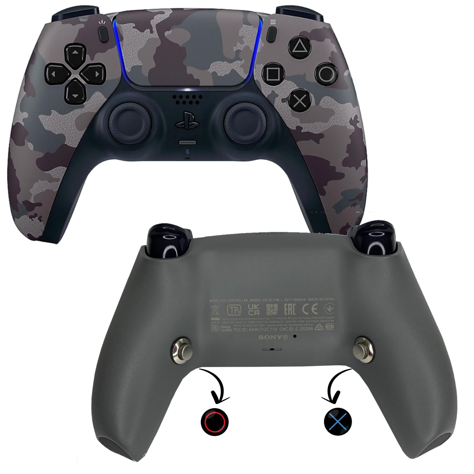 PS5 Controle Dualsense Performance Gray Camouflage - LOJA GAMEUP