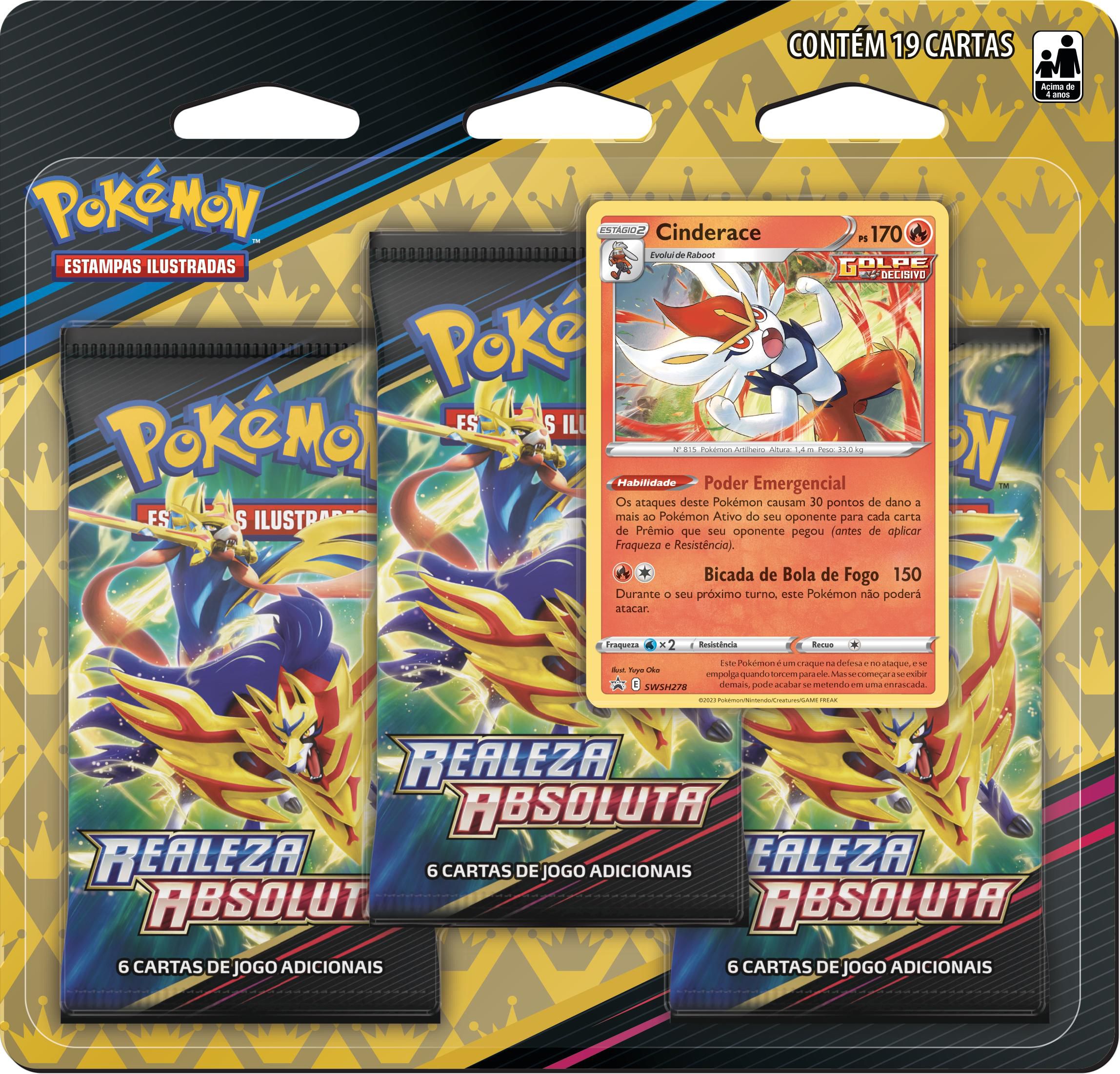 Lata Pokémon - Moltres de Galar - Realeza Absoluta - Pokémon TCG