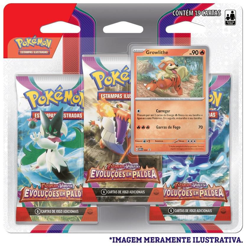 Pokemon - Blister Triplo - Escarlate Violeta - Colecao 151 COPAG