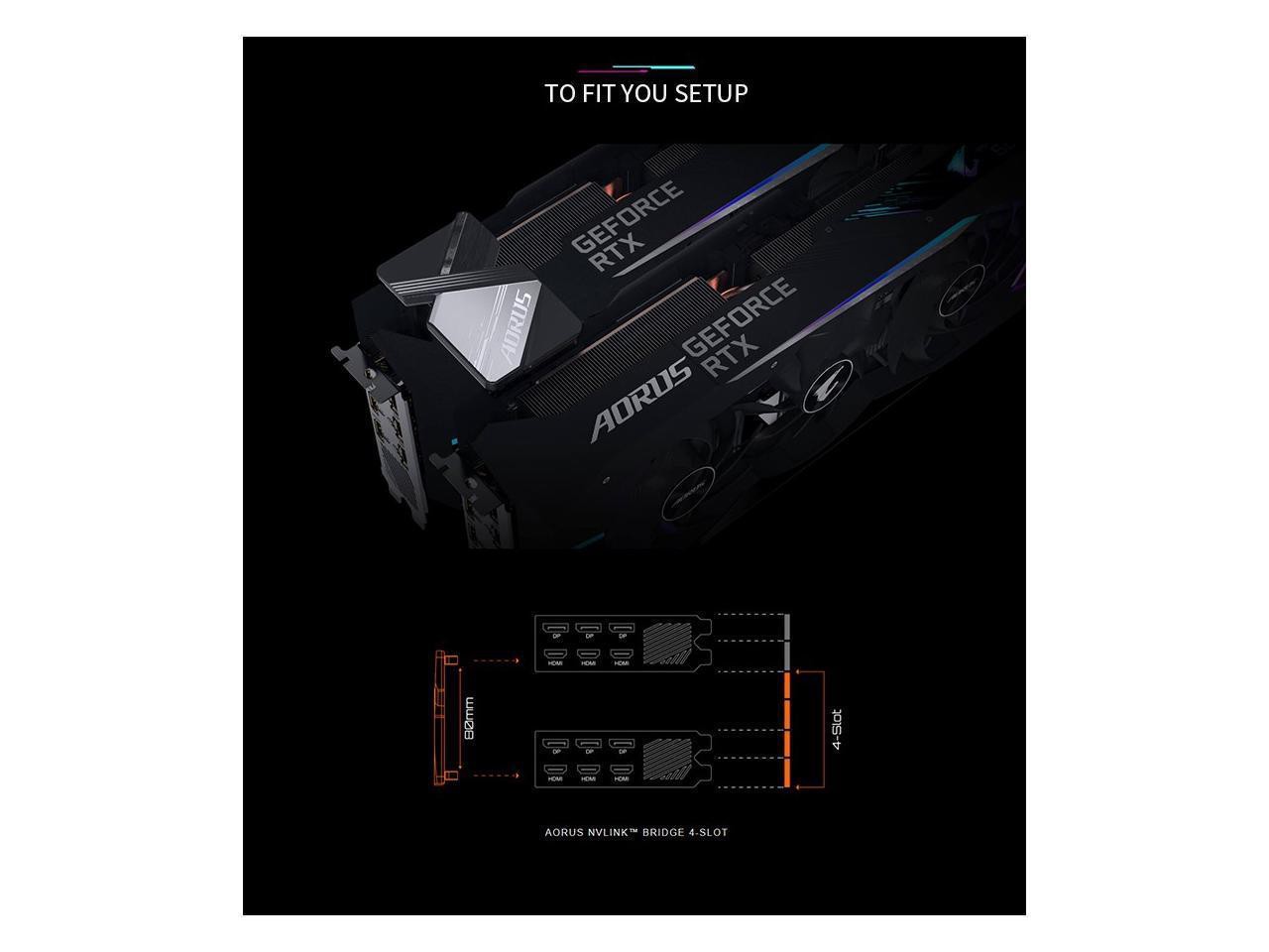 Gigabyte AORUS NVLINK BRIDGE (3-slots) - Accessoires divers - | Muséericorde