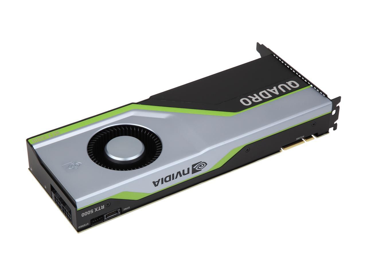 Placa De Vídeo NVIDIA Quadro RTX 5000 16GB GDDR6 Peças para Computadores e Workstation de Alta