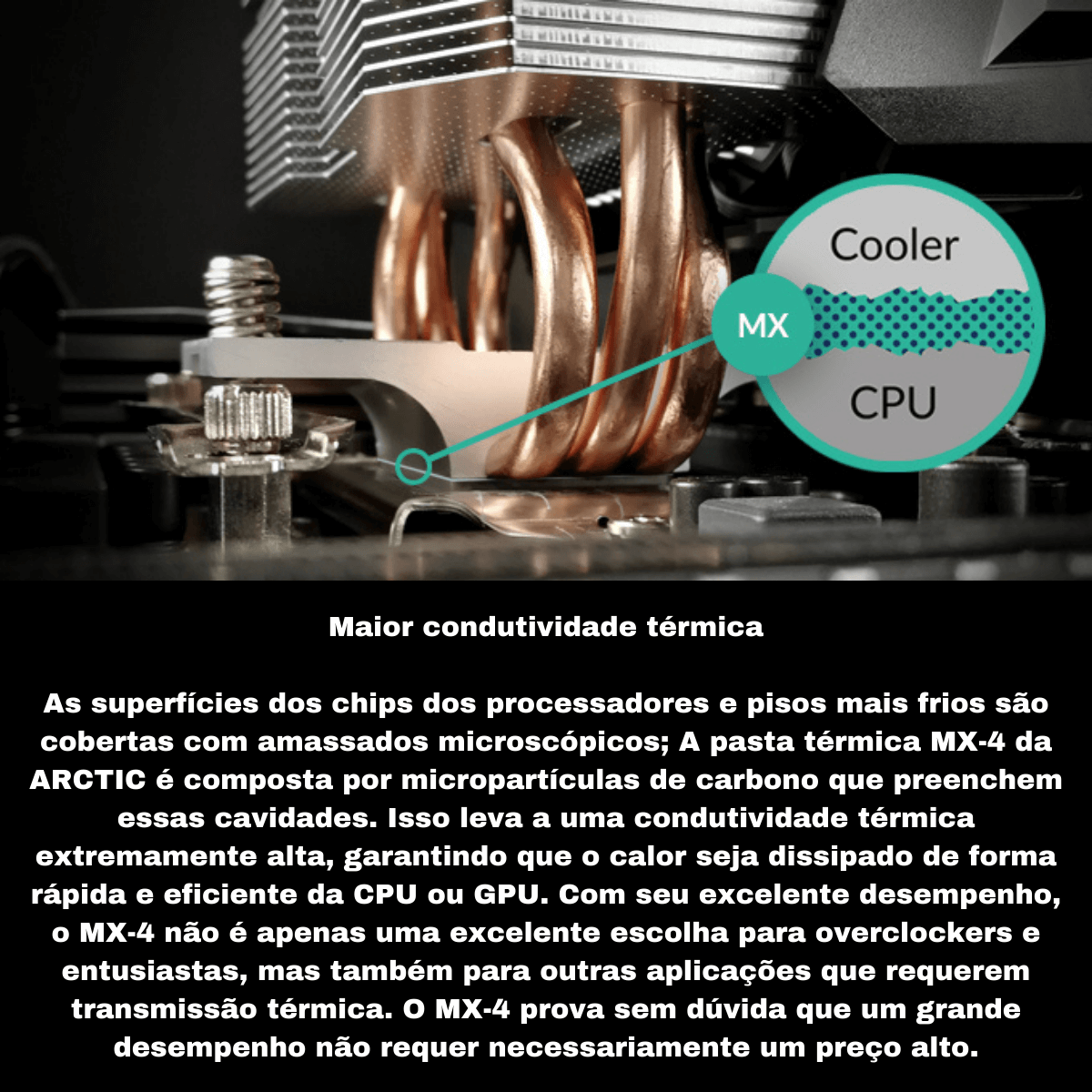 Pasta Térmica ARCTIC MX-4 20g Alta Performance – ACTCP00001B - PcCold