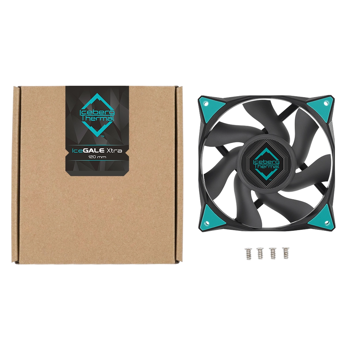 Cooler FAN IceGALE Xtra PWM 120mm 3000 RPM – ICEGALE12D-C0A - PcCold