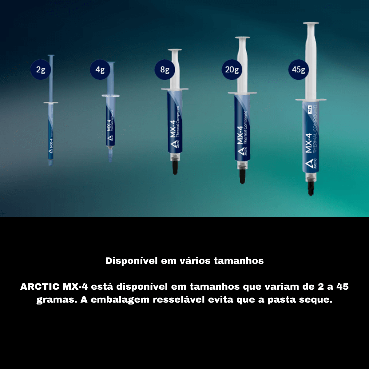 Pasta Térmica ARCTIC MX-4 8g com Espátula – ACTCP00059A - PcCold