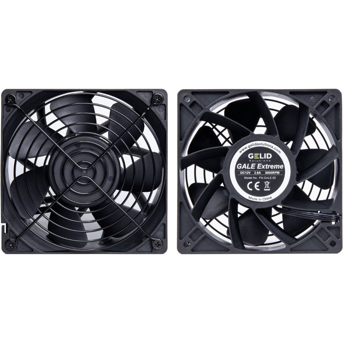 Cooler FAN GALE Extreme PWM 120mm 6000 RPM 195 CFM - PcCold