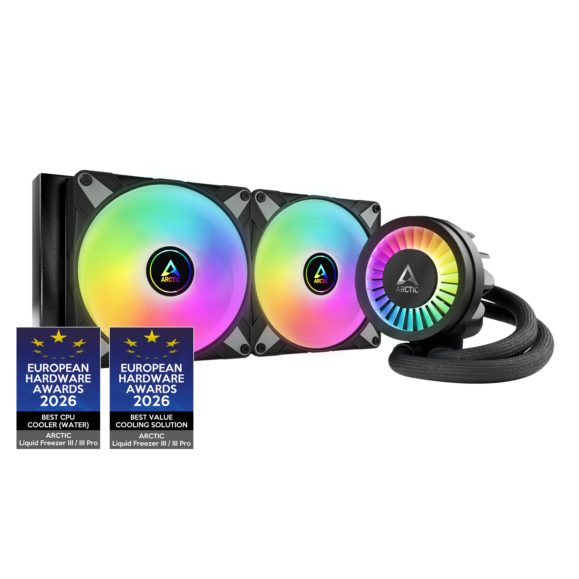 Water Cooler ARCTIC Liquid Freezer III 280mm ARGB Preto Intel/AMD