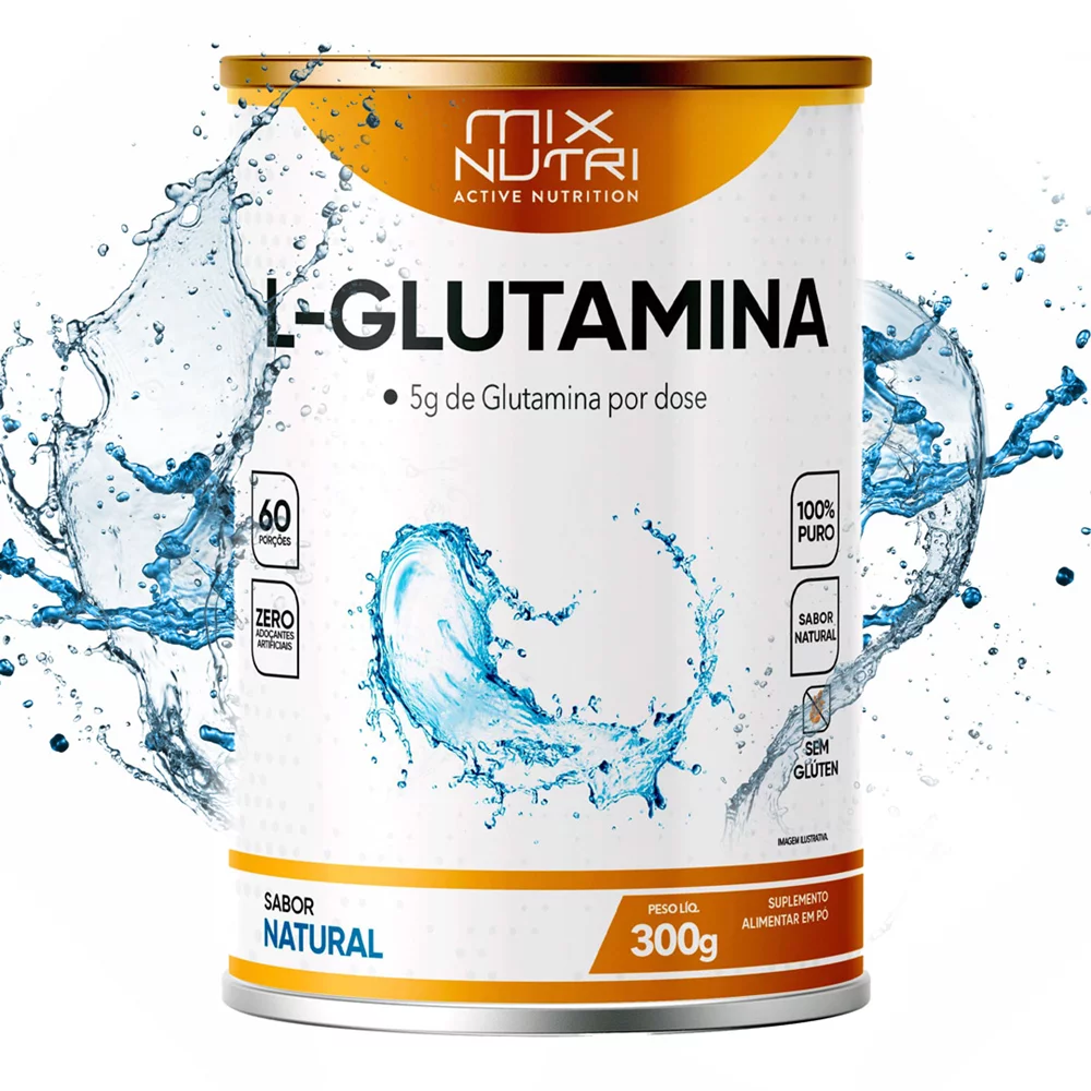 Glutamina Pura Premium Mix Nutri 300g Imunidade Fortalecida -  EssencialLife.Eco - Produtos Naturais Essenciais