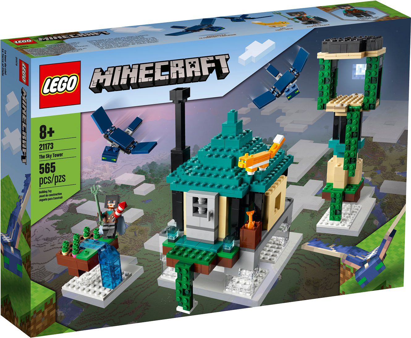 Lego Minecraft A Primeira Aventura 21169 542 Peças