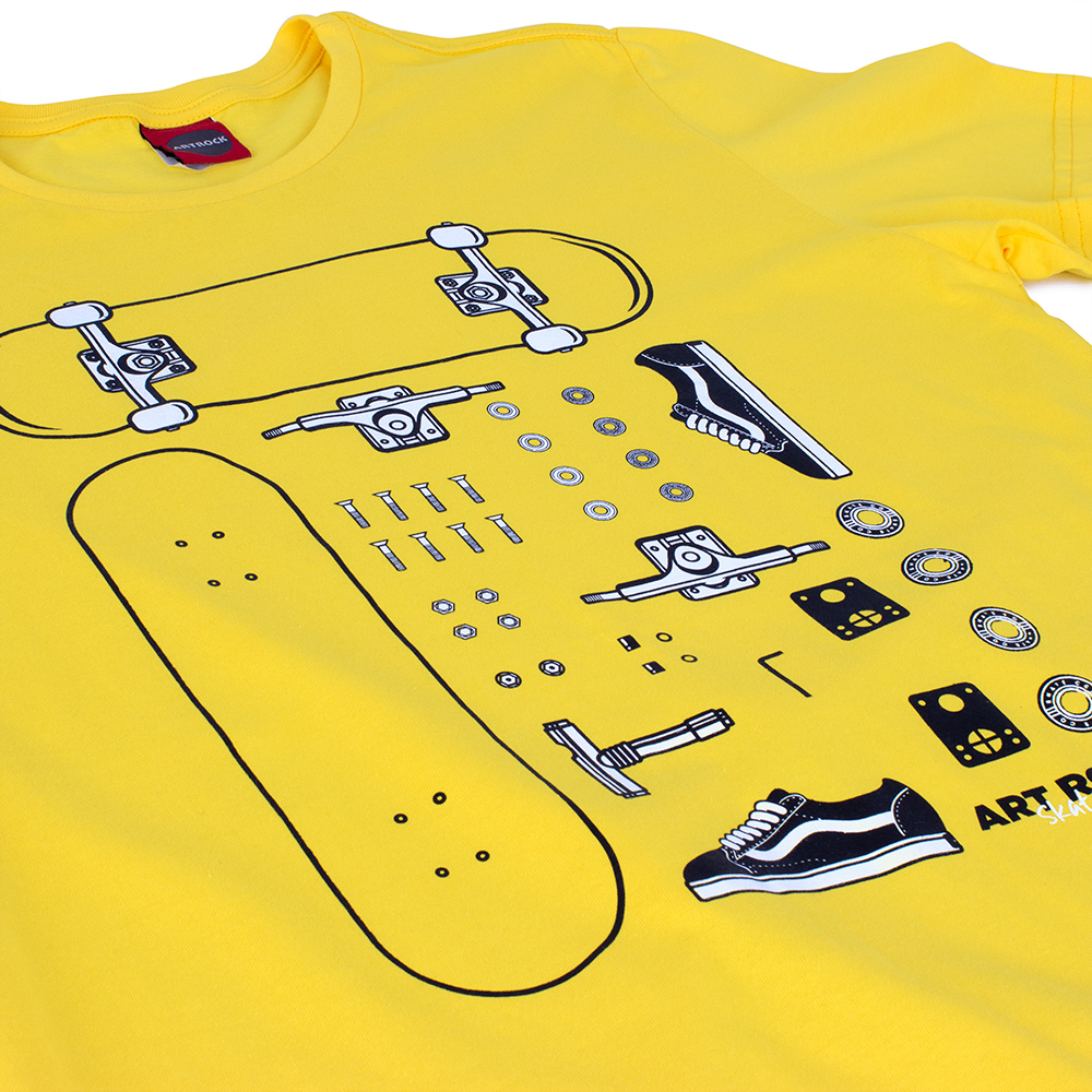 Camiseta Plus Size Skate Deconstruction Viva a Vida com Arte, Viva