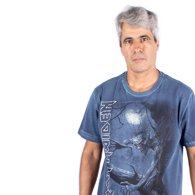 Baby Look Iron Maiden Especial Fear Of The Dark - Túnel Do Rock