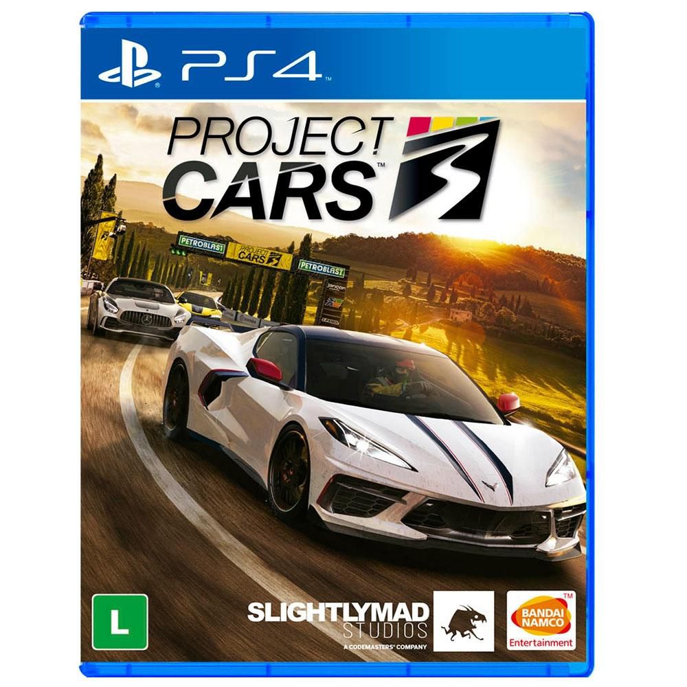 Project Cars 3 - PS4 - ZEUS GAMES - A única loja Gamer de BH!