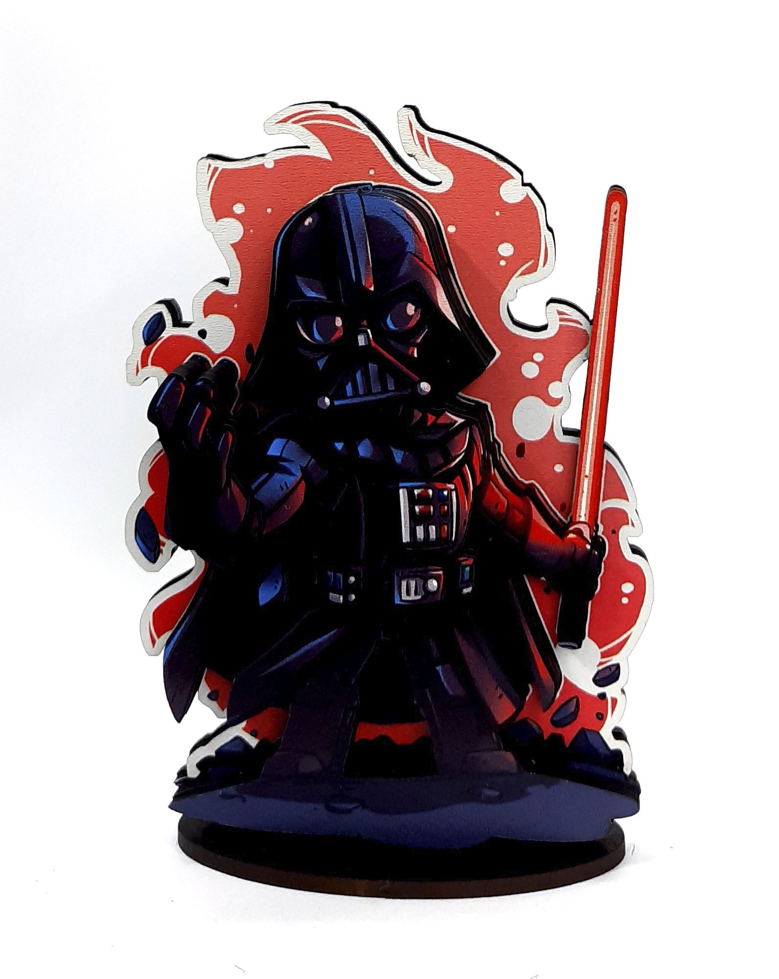 Miniatura Darth Vader Coleção Xadrez Star Wars Oficial Metal