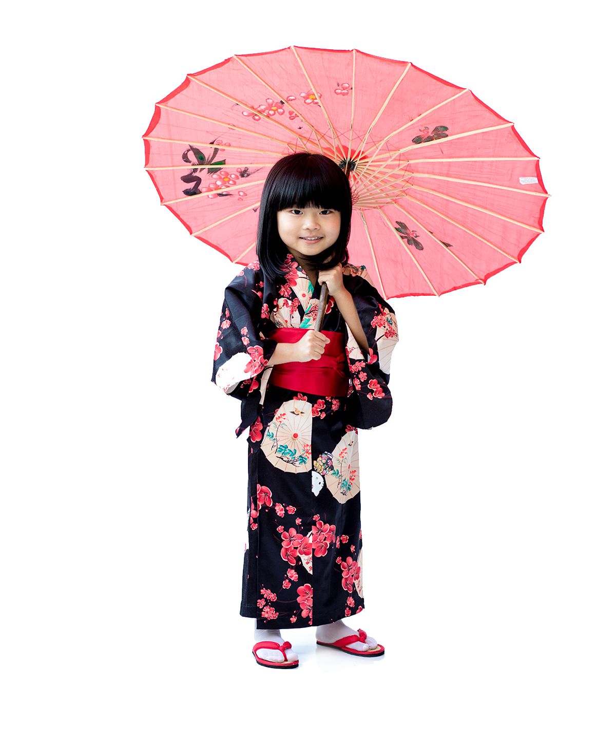 Kimono infantil Hello Kitty 18 Preto - Flor de Fogo Kimonos