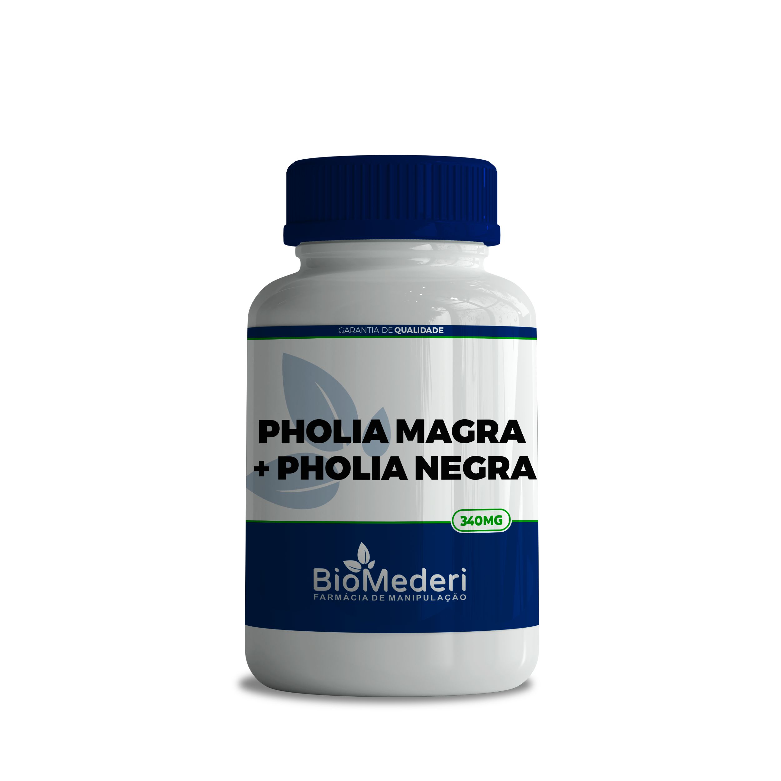Pholia Magra 250mg + Pholia Negra 90mg (120 cápsulas) BioMederi Farmácia de Manipulação