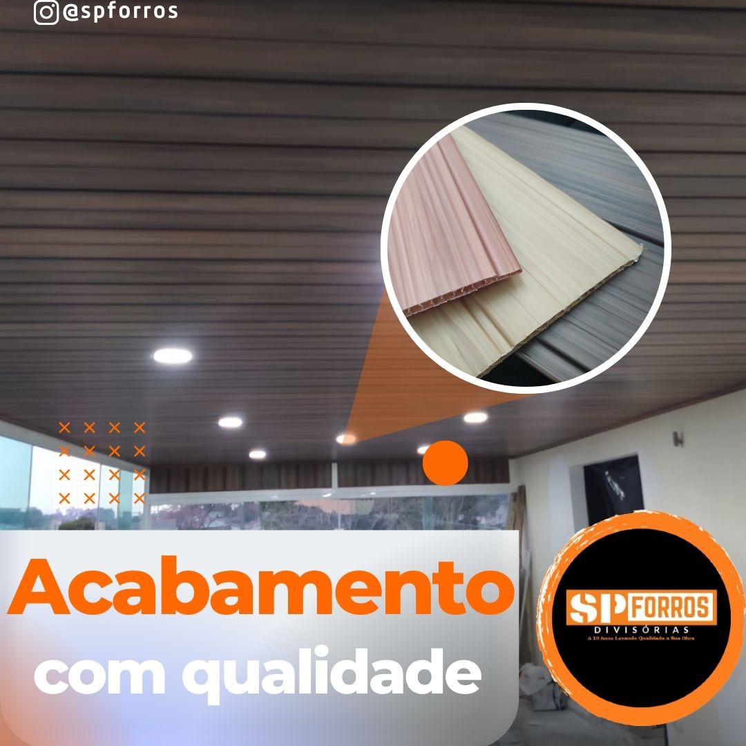 Forro pvc madeira - forrinho pvc - Distribuidora de forros pvc - Forro ...