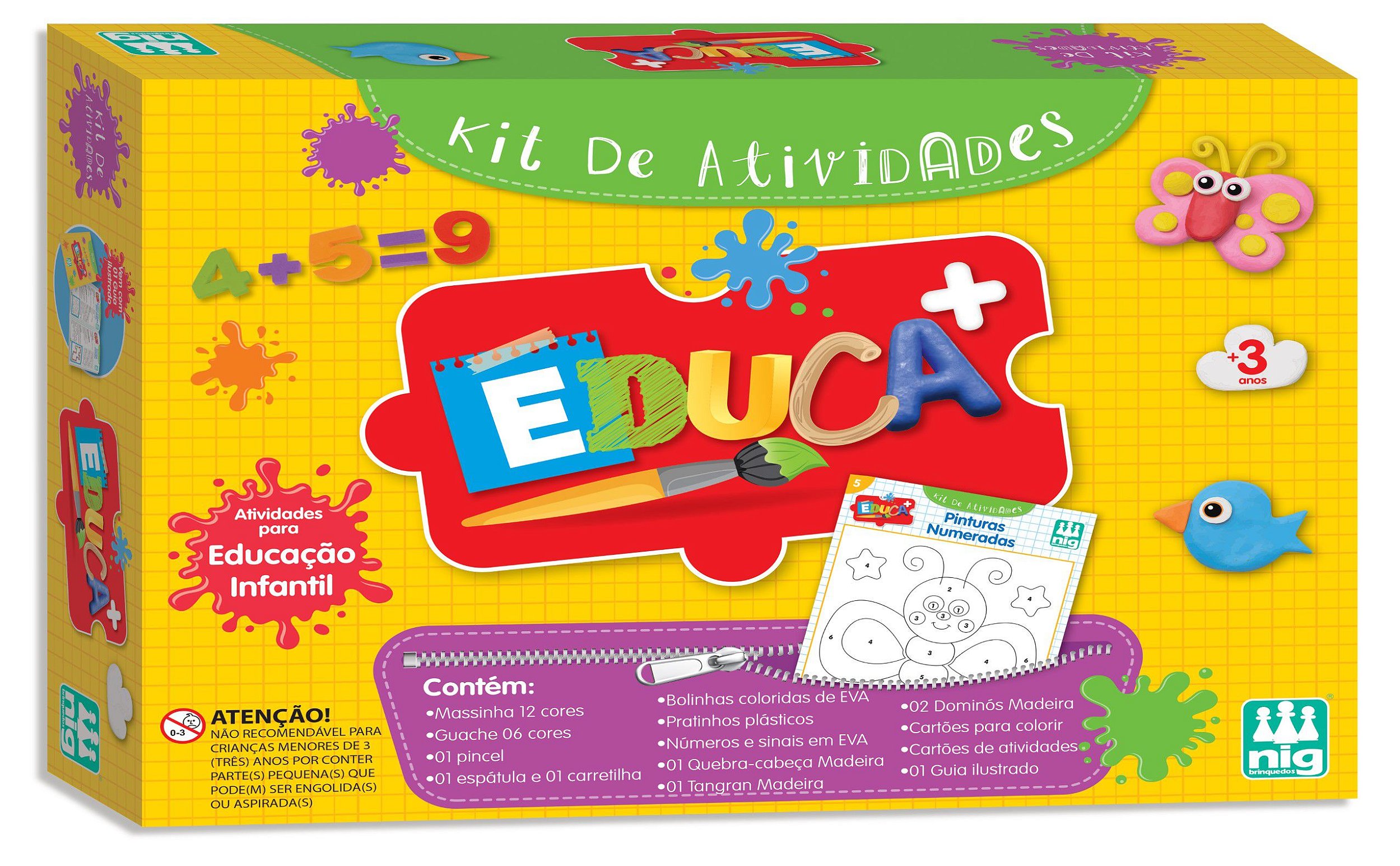 Quebra-cabeça Númerico Infantil em Eva