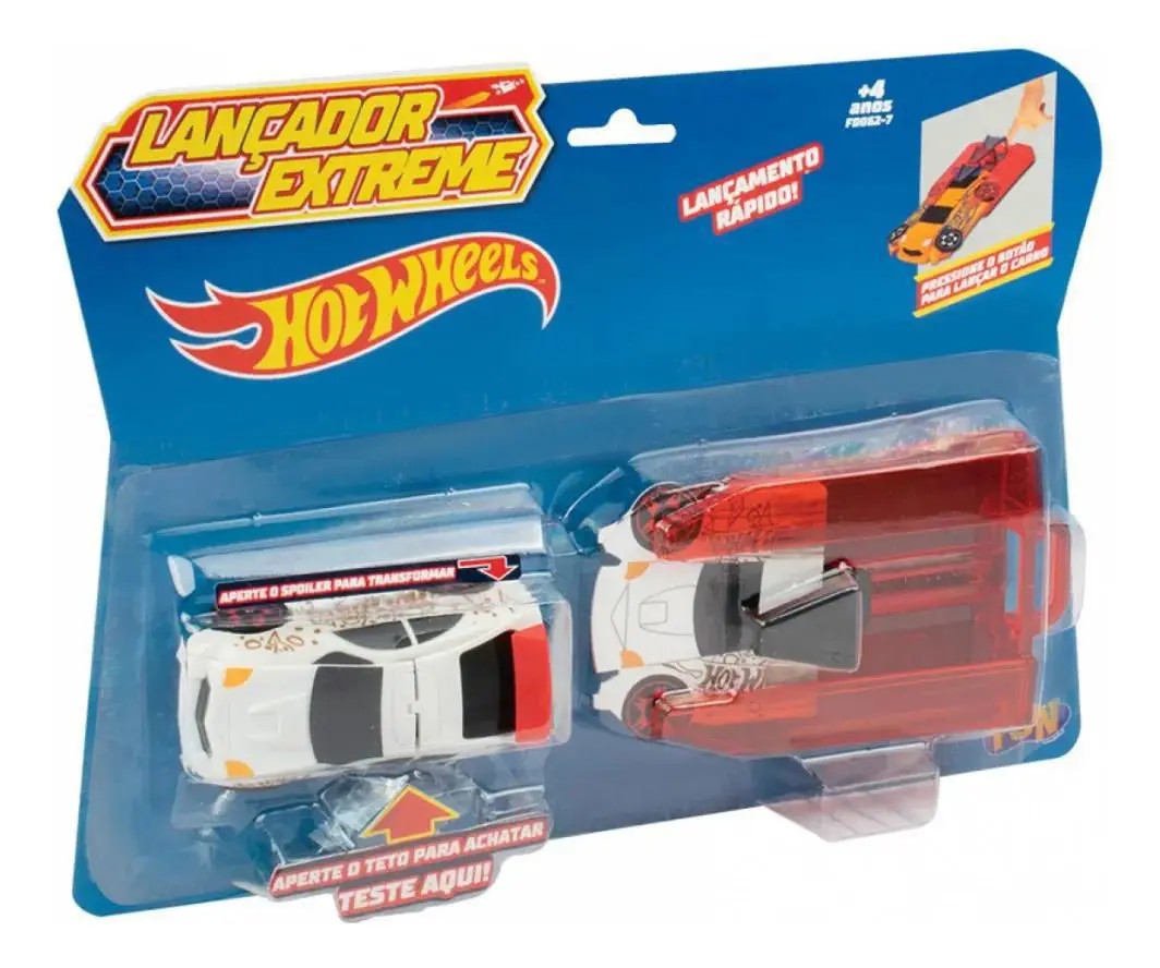 Hot Wheels Carro Lançador Extreme Sortidos - Blanc Toys - Felicidade em  brinquedos