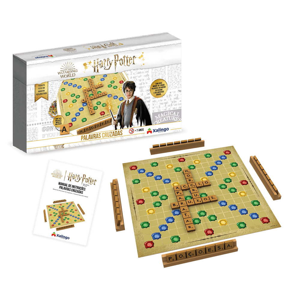 Jogos de Tabuleiro Harry Potter Xadrez Damas Xalingo