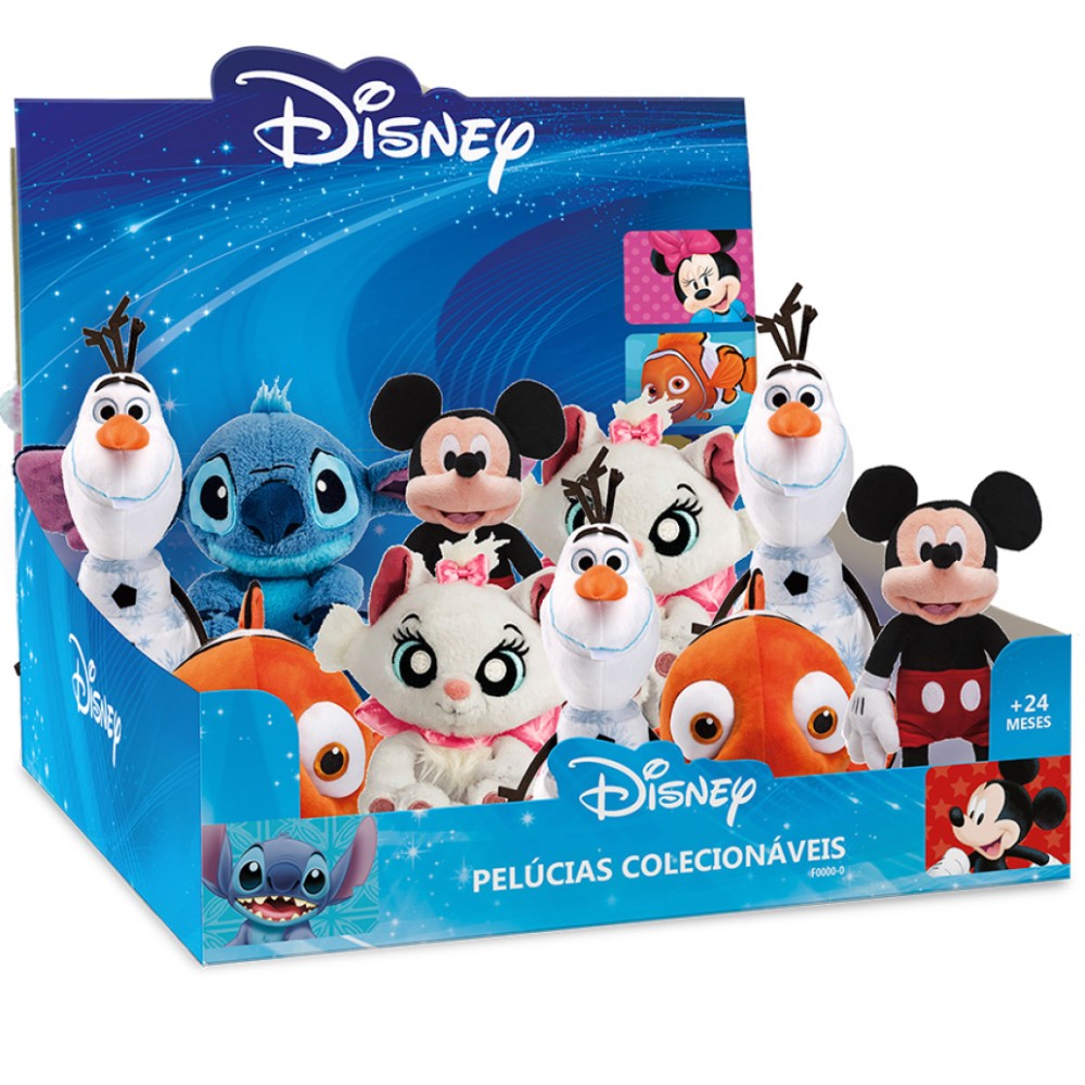 Disney Pelúcia Colecionável Sortidos - Blanc Toys - Onde brincar vai ...