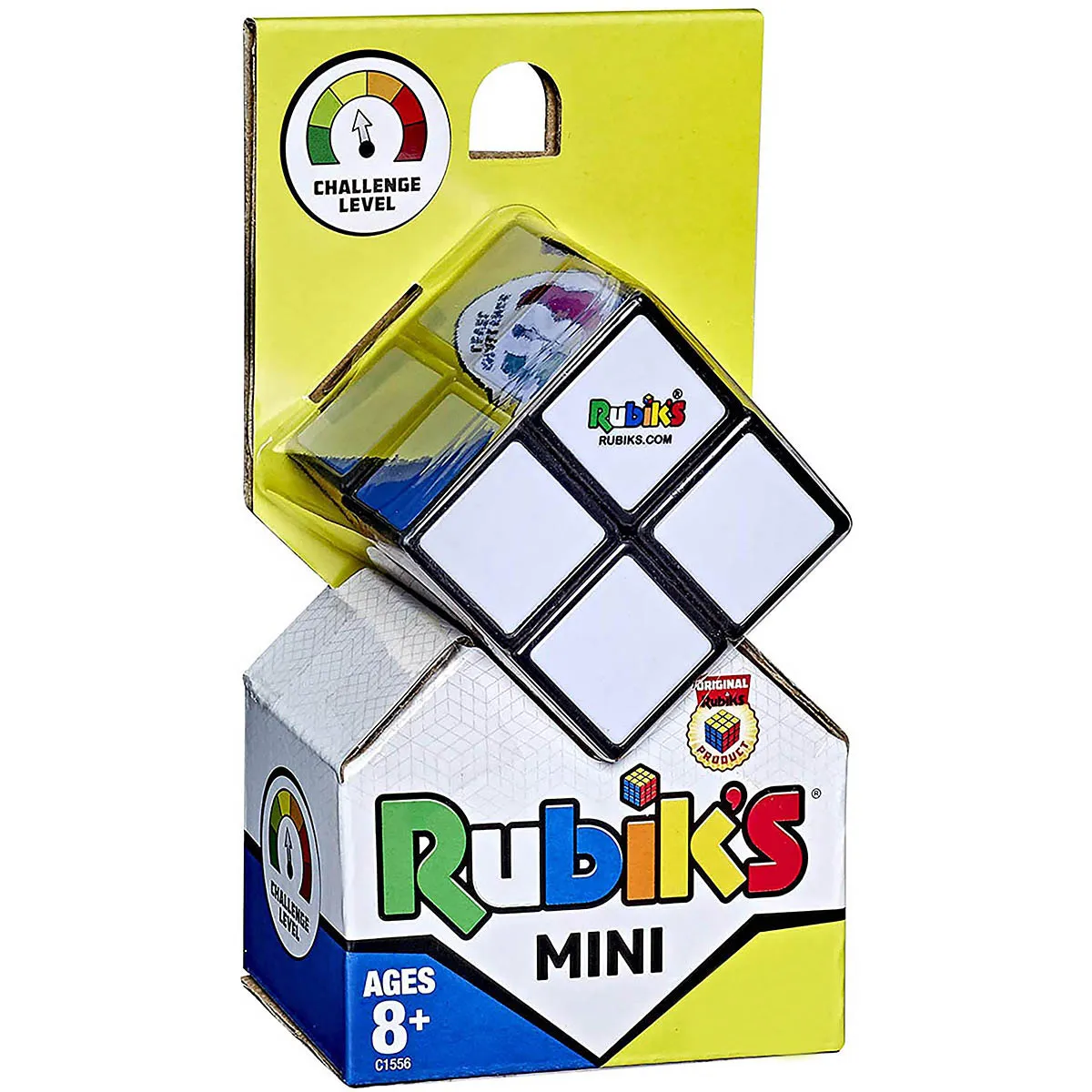 Brinquedo Mini Cubo Mágico Rubiks Spin Master 2x2 - Blanc Toys