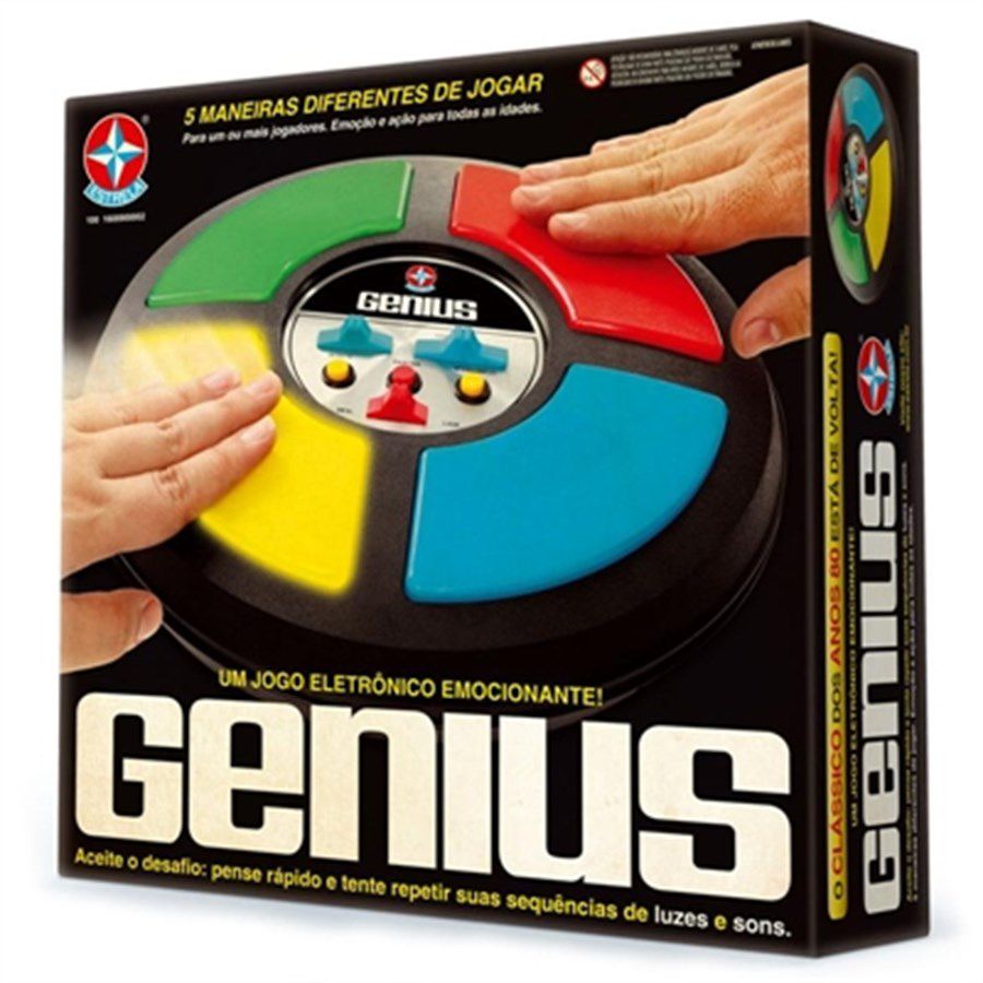 Jogo Genius Estrela - Blanc Toys - Felicidade em brinquedos