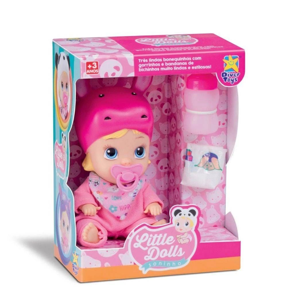 BONECA NEW BORN - LITTLE BANHO - Cia dos Brinquedos