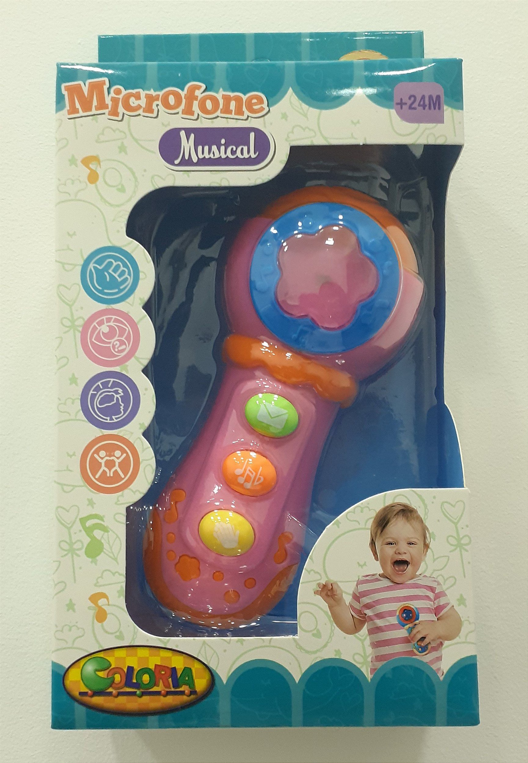 Microfone Infantil Bluetooth - Blanc Toys - Felicidade em brinquedos