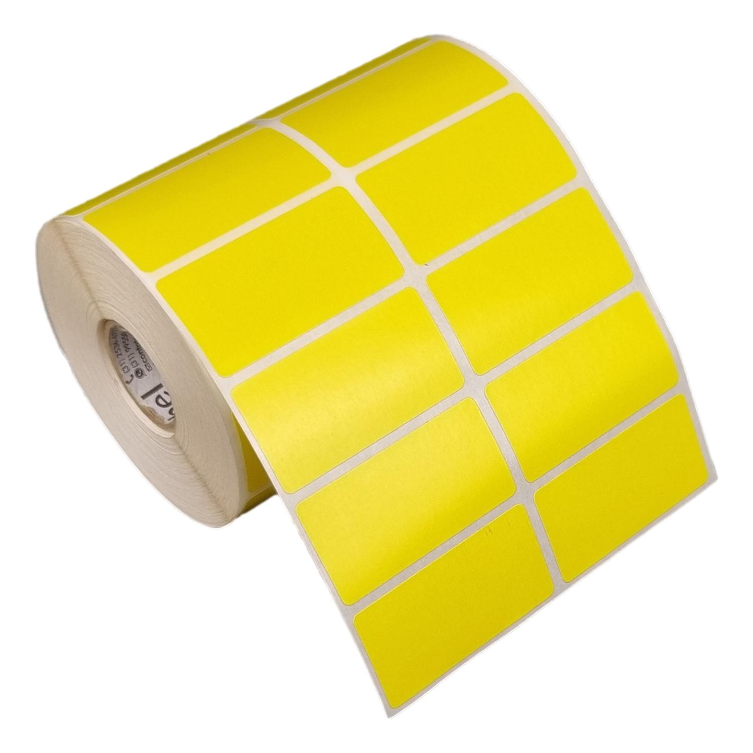 Etiqueta adesiva 50x25mm 5x2,5cm (2 colunas) BOPP p/ Zebra Argox