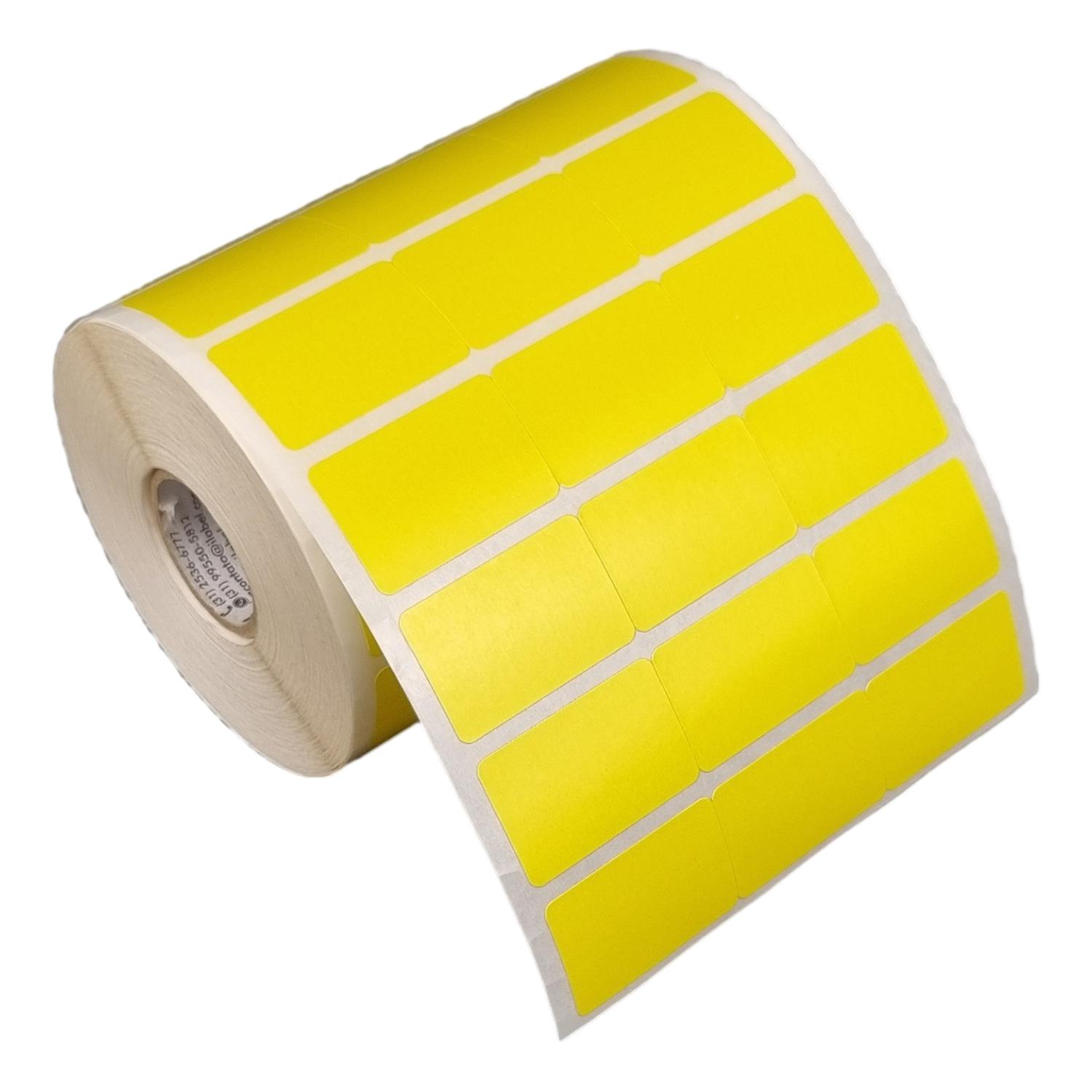 Etiqueta adesiva 33x21mm 3,3x2,1cm (3 colunas s/ espaçamento) Térmica ...