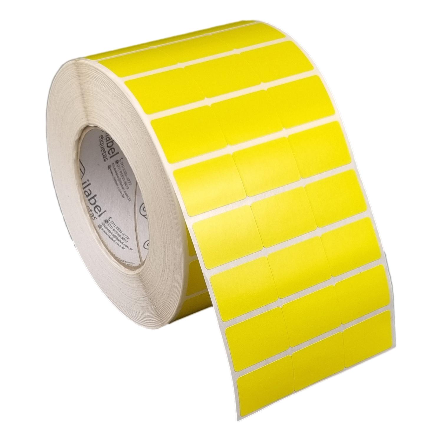 Etiqueta adesiva 34x23mm 3,4x2,3cm (3 colunas) BOPP p/ Zebra ZT230