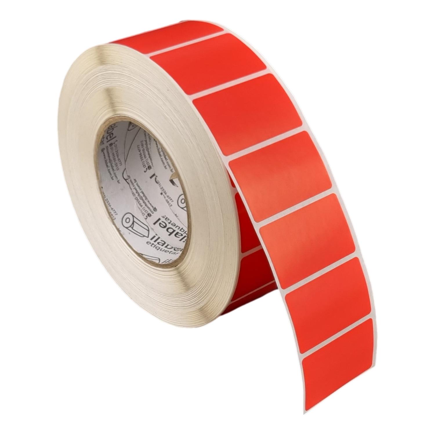 Etiketten 25 x 75 mm Thermo Direkt 500 Stück pro Rolle Weiß Selbstklebend Permanent