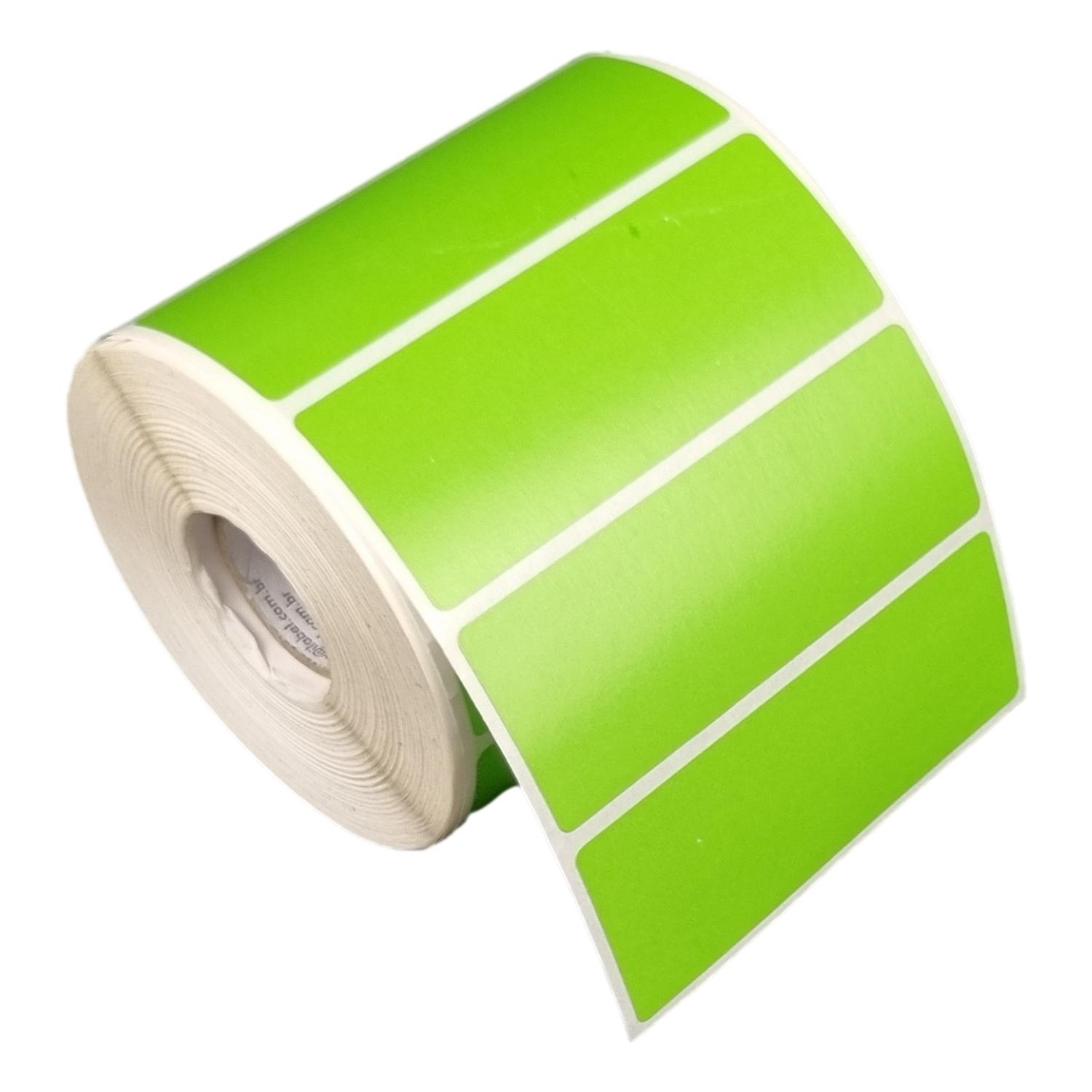 Etiqueta adesiva 80x30mm 8x3cm BOPP p/ Zebra Argox Elgin - Rolo c