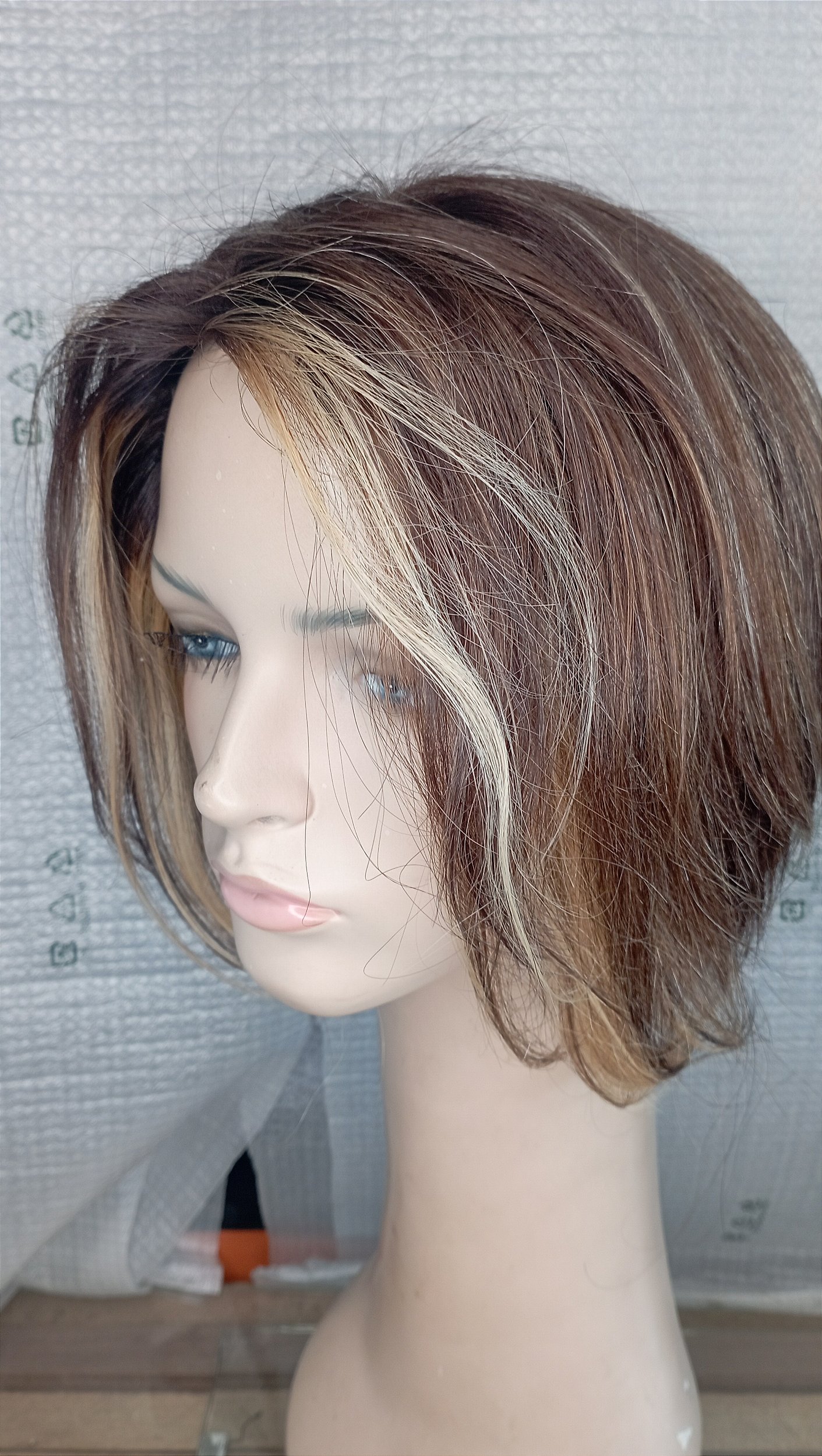 FRONT LACE CABELO NATURAL