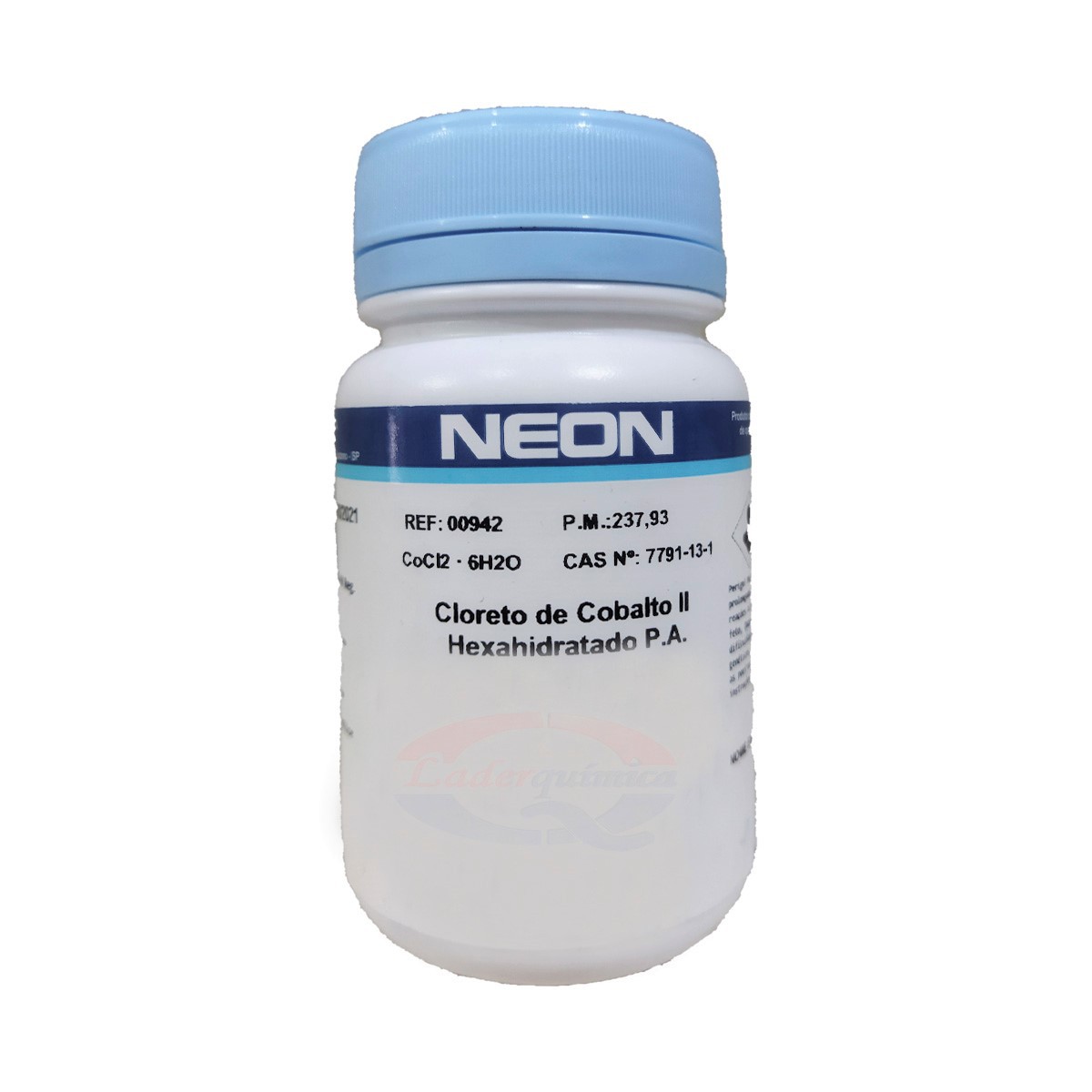 Cloreto de Cobalto II Hexahidratado P.A. 100g Neon - Laderquimica -  Laderquimica - Linha completa de reagentes e produtos para laboratórios