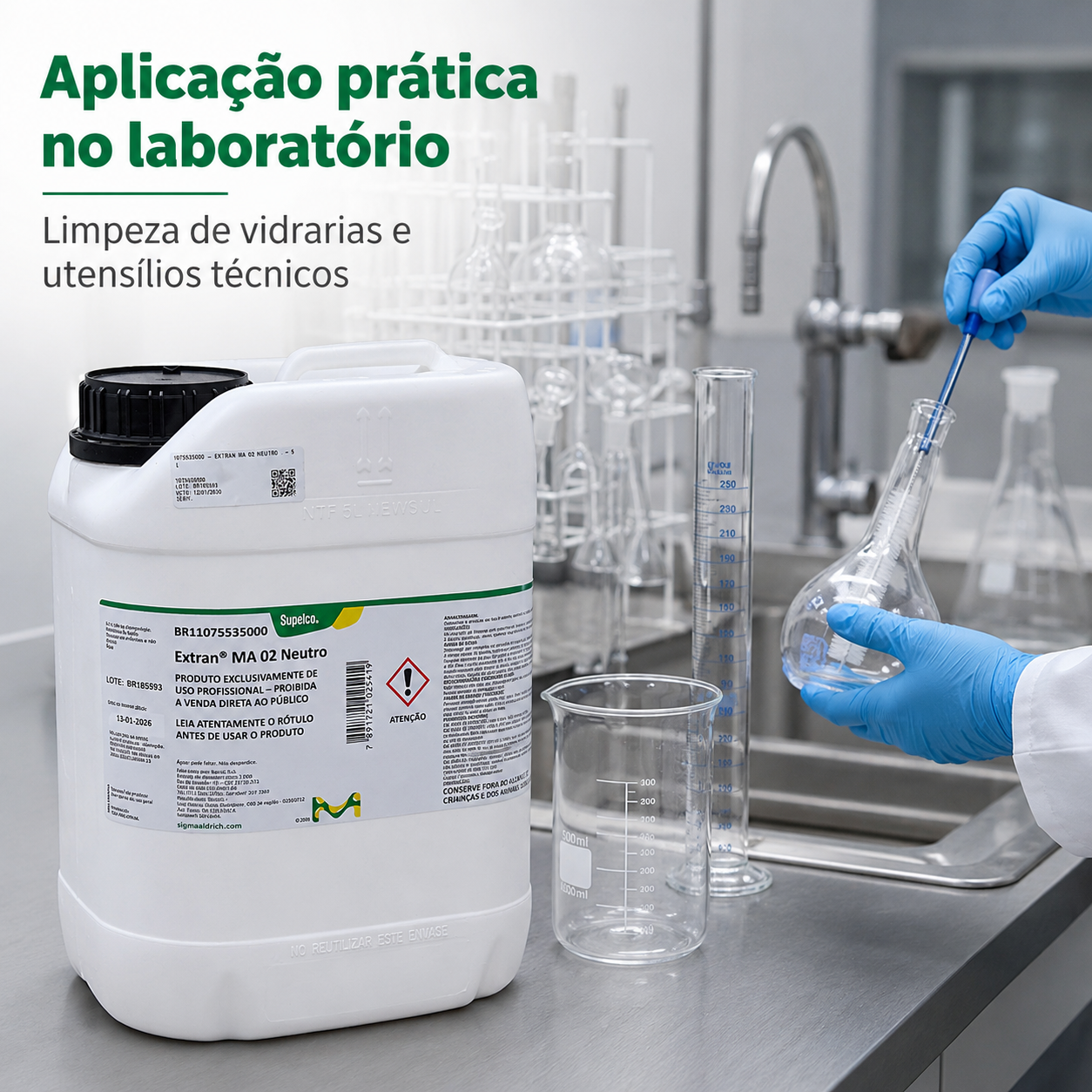 Detergente Extran 5L Neutro - Laderquimica - Linha completa de ...