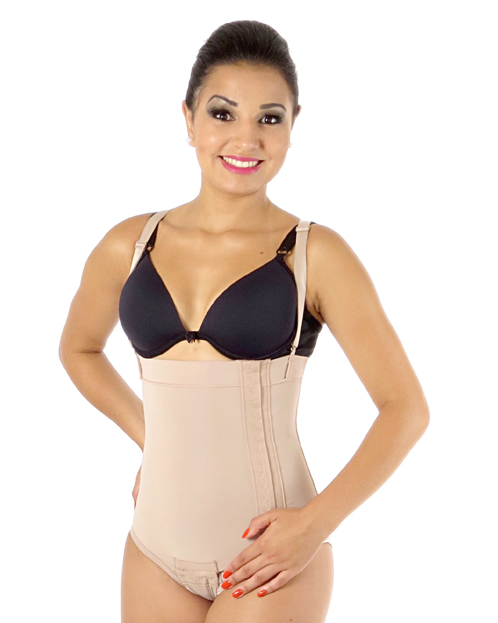Modelador EMANA® Calcinha de cós alto com colchetes lateral - Cintas  Modeladoras Corpo Pele - Pós parto, Cirúrgica , Estética