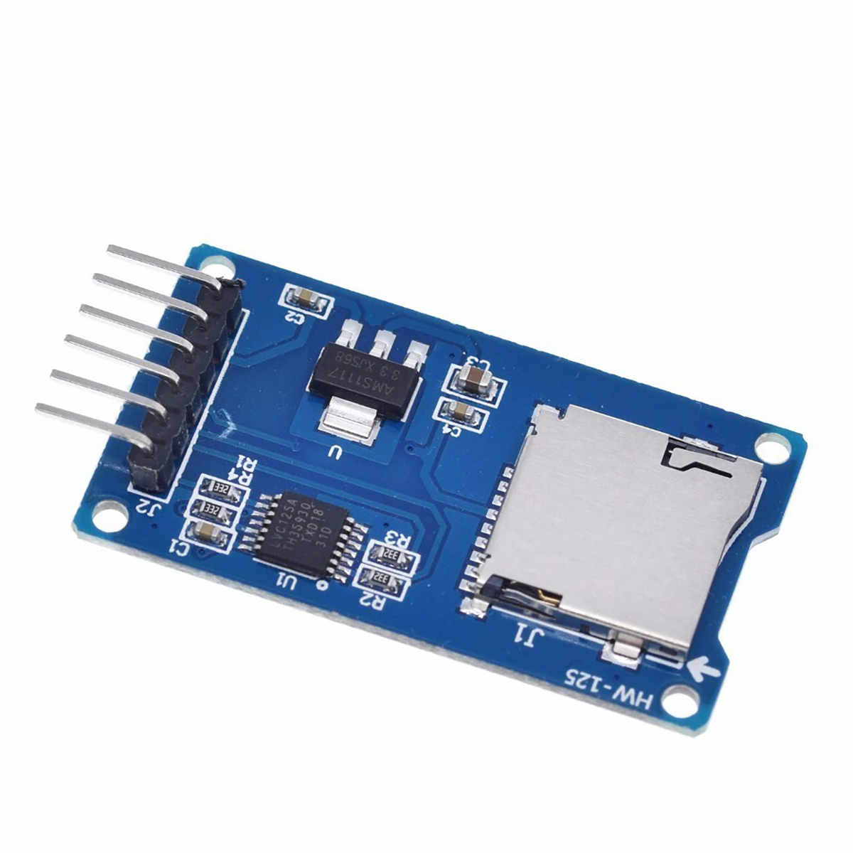 Módulo Leitor Cartão Micro SD Arduino SPI 3,3-5V - ARDUSHOP Componentes ...