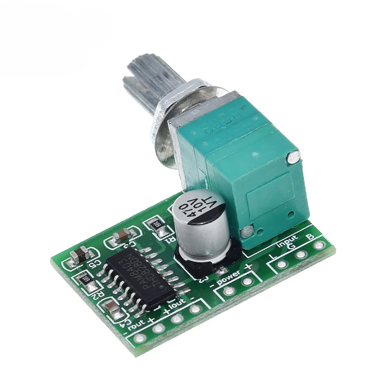 Modulo Nob Módulo Amplificador Pam8403 com Volume e Knob - ARDUSHOP Componentes ...