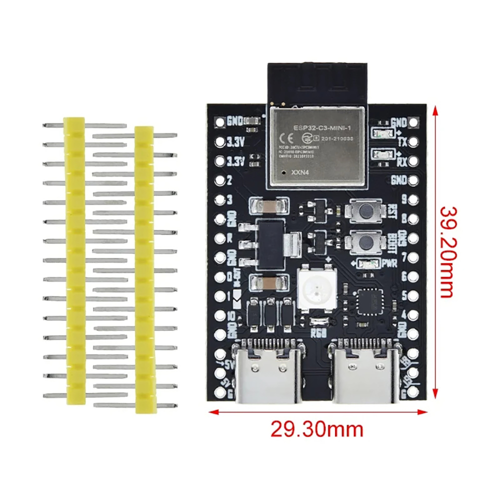 Esp32 C3 Mini 1 N4 Risc V com 4Mb Flash USB C - ARDUSHOP Componentes ...