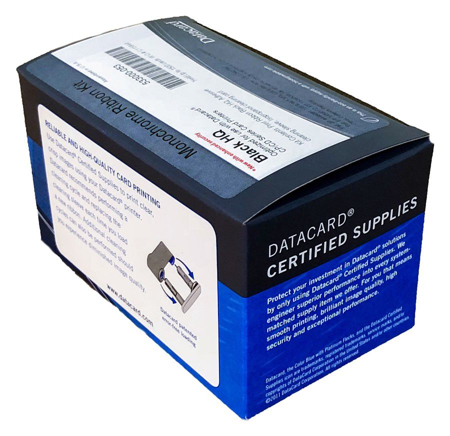 Ribbon Datacard Preto 533000053 P/ CD800 C/ 1500 Impr SmartID