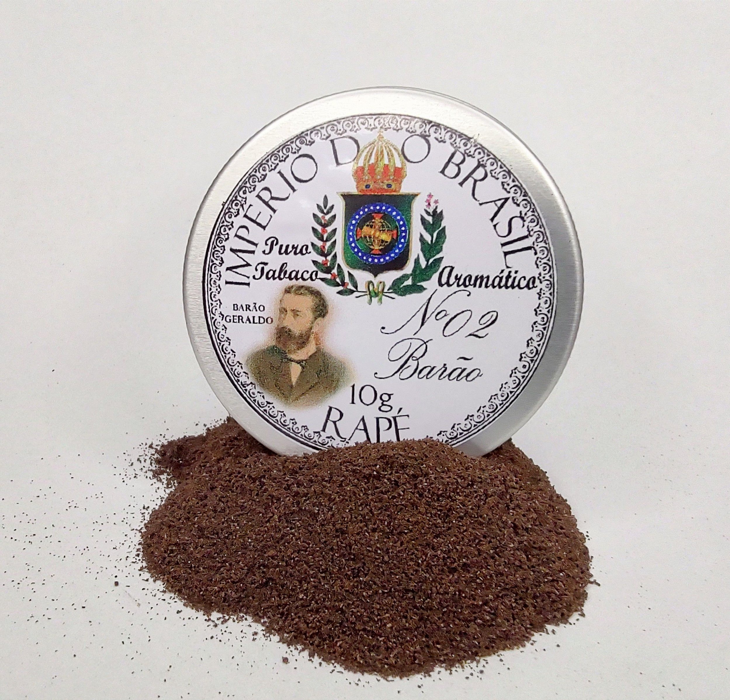 10g tin with content. Photo courtesy of https://www.rapeimperiodobrasil.com.br